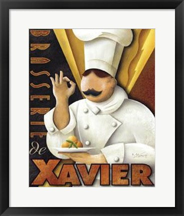 Framed Art Brasserie de Xavier by Michael Kungl | 22 x 18