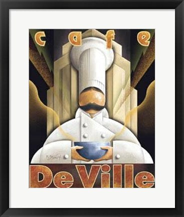 Framed Art Cafe de Ville by Michael Kungl | 22 x 18