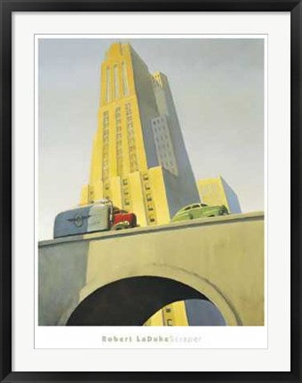 Framed Art Scraper by Robert LaDuke | 33 x 25