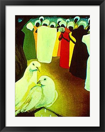 Framed Art Peace Offering by Bernard Hoyes | 24 x 18