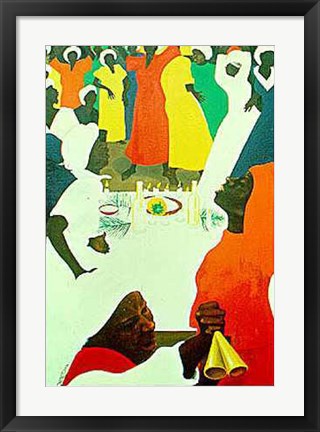 Framed Art At the Table of Zion by Bernard Hoyes | 24 x 18