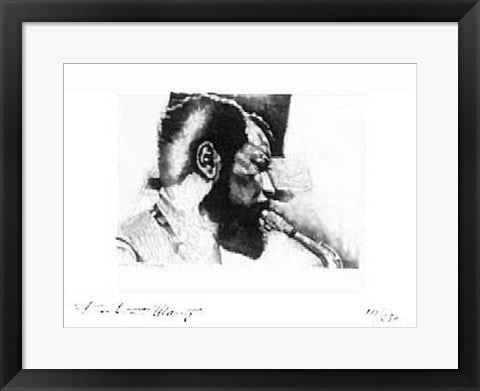 Framed Art Ornette Coleman by Robiati Maurizio | 13 5/8 x 20