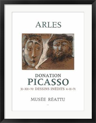 Framed Art Arles - Donation by Pablo Picasso | 29 1/8 x 21 3/8