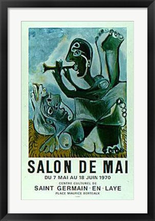 Framed Art Salon de Mai by Pablo Picasso | 29 7/8 x 18 5/8