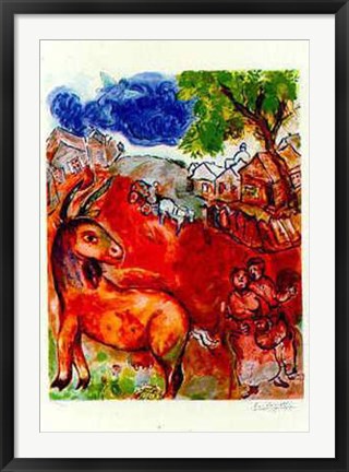 Framed Art Dimanche by Marc Chagall | 35 x 24 3/4