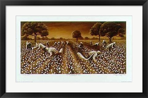 Framed Art On Their Shoulders We Stand by Floyd Burns | 14 ¾ x 25 ½