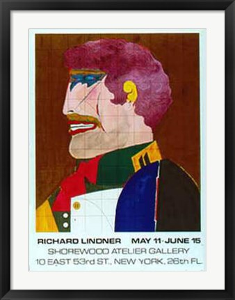 Framed Art Profile, 1969 (Shorewood Gallery) by Richard Lindner