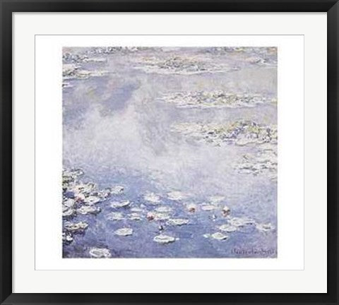 Framed Art Waterlilies by Claude Monet | 22 x 28