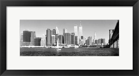 Framed Art Downtown Panorama by Igor Maloratsky | 13 x 19