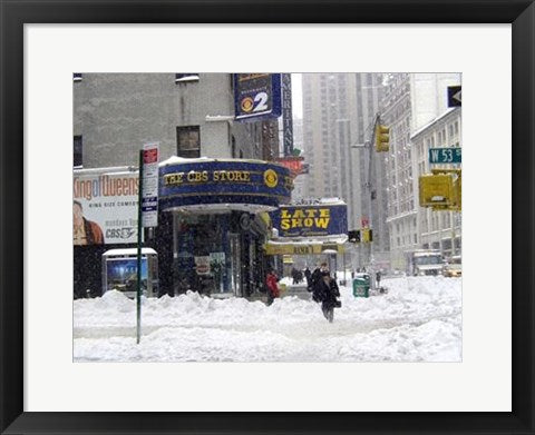 Framed Art The Late Show & CBS Store by Igor Maloratsky | 13 x 19