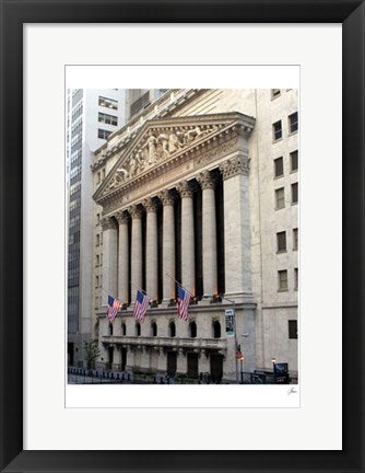 Framed Art New York Stock Exchange by Igor Maloratsky | 19 x 13