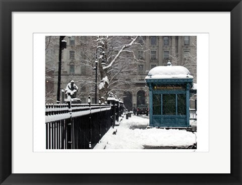 Framed Art Brooklyn Bridge Subway Station by Igor Maloratsky | 13 x 19