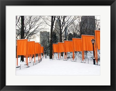 Framed Art The Gates by Christo, Central Park by Igor Maloratsky
