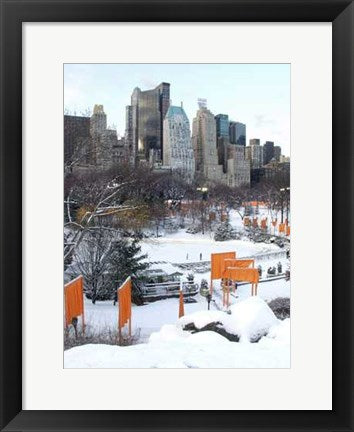 Framed Art The Gates & Wollman Rink, Central Park by Igor Maloratsky