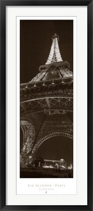 Framed Art La Tour Eiffel by Jim Alinder | 39 3/8 x 13 13/16