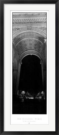 Framed Art L'Arc de Triomphe by Jim Alinder | 39 3/8 x 13 13/16