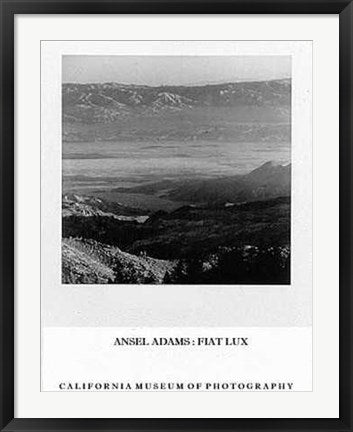 Framed Art Desert Valley by Ansel Adams | 32 x 24