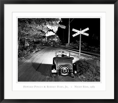 Framed Art Night Ride, 1985 by Howard Pincus & Robert Hart Jr.