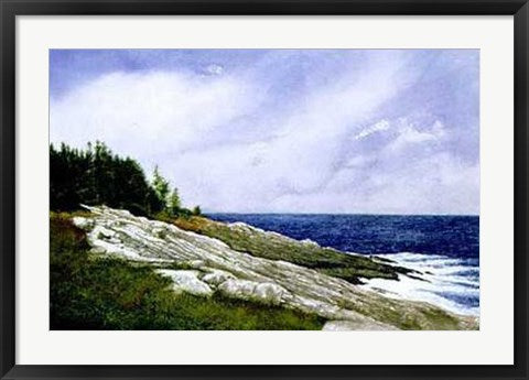 Framed Art Pemaquid Point by Douglas Brega | 23 x 32