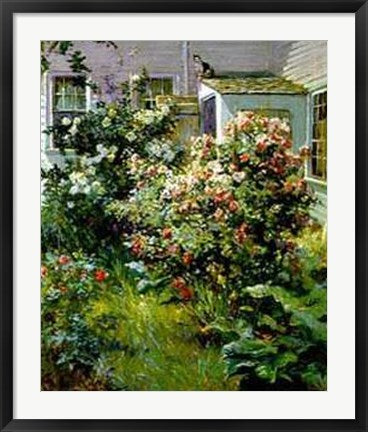 Framed Art A Backyard Garden by Abbott Fuller Graves | 32 x 26