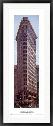 Framed Art Flatiron Building by Keith & Meryl Behrle | 40 x 13 1/2