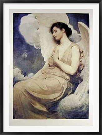 Framed Art Winged Figure by Abbott Handerson Thayer | 45 x 33