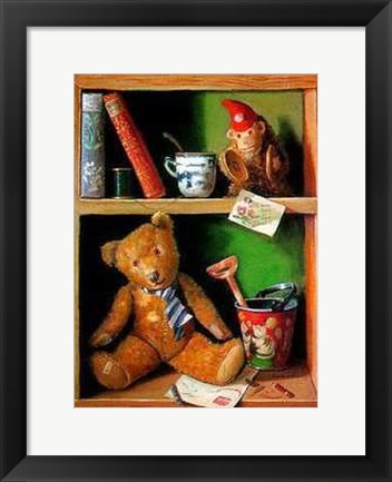Framed Art Ted and Friends II by Raymond Campbell | 16 x 12