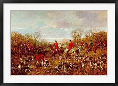 Framed Art Autumn Meeting by Heywood Hardy | 24 x 33