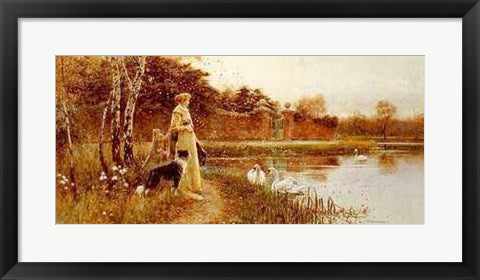 Framed Art Autumn Leaves by Thomas Lloyd | 14 x 24