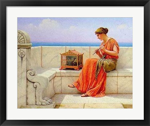 Framed Art Song Without Words by John William Godward | 20 x 24