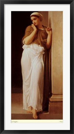 Framed Art Nausicaa by Frederic Lord Leighton | 27 7/8 x 17 3/4