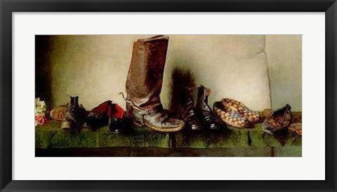 Framed Art Seven Stages of Man 20 x 28
