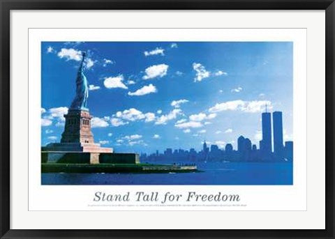 Framed Art Stand Tall for Freedom by Steven Vidler | 24 x 36
