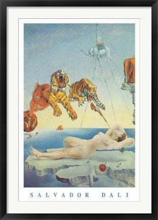 Framed Art Dream Caused by a Bee Flight by Salvador Dali | 36 x 24