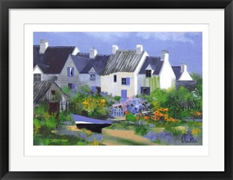 Framed Art A l'Abri du Vent by Marc LeCoultre | 19 3/4 x 27 1/2