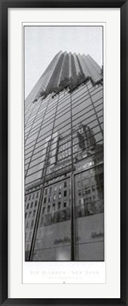 Framed Art Skyscraper Reflections by Jim Alinder | 39 3/8 x 13 13/16