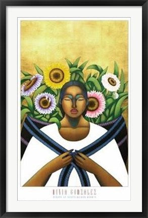 Framed Art Echoes of Unrestrained Beauty by Nivia Gonzalez | 36 x 24