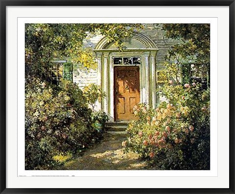 Framed Art Grandmother's Doorway by Abbott Fuller Graves | 34 x 42
