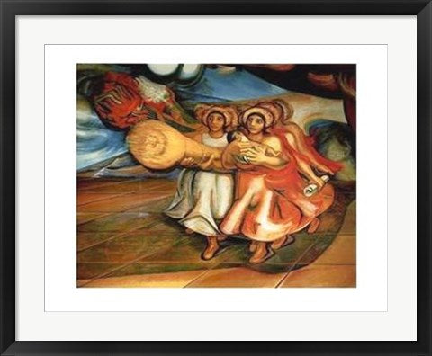 Framed Art For the Complete Safety of All Mexicans at Work (Detail) by David A...