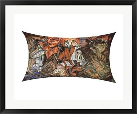 Framed Art The Two-Headed Horse by Jose Orozco | 22 x 28