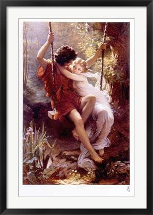 Framed Art Le Printemps by Pierre-Auguste Cot | 35 x 22 1/2