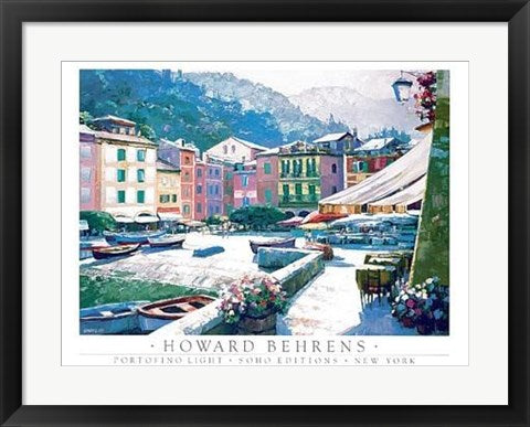 Framed Art Portofino Light by Howard Behrens | 18 x 24