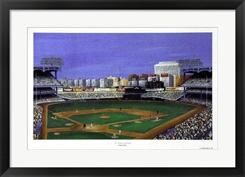 Framed Art At Home in the Bronx (Yankee Stadium) by Michael Kuyper