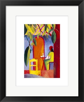 Framed Art Turkish Cafe by August Macke | 15 3/4 x 11 3/4