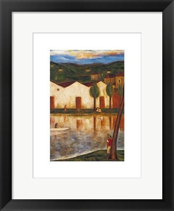 Framed Art Rio San Juan by Victor Manuel Valdes | 15 3/4 x 11 3/4