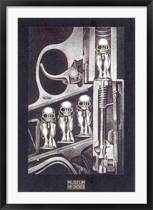 Framed Art Birthmachine by H.R. Giger | 36 x 24