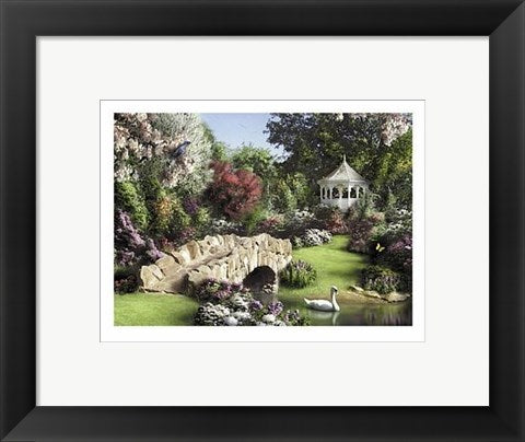 Framed Art Song of Spring by Alan Giana | 9 1/2 x 11 3/4