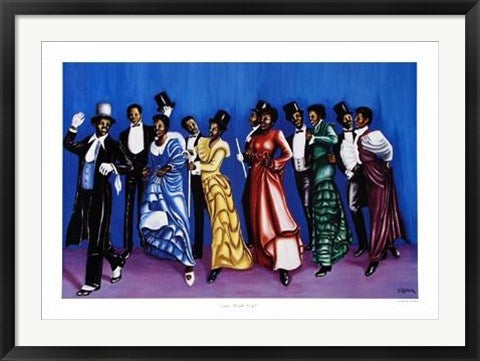 Framed Art Cake Walk, 1898 by Don Reasor | 24 x 34