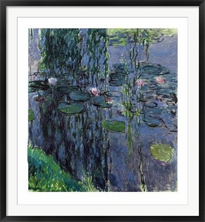 Framed Art Nympheas by Claude Monet | 35 1/2 x 47