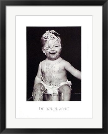 Framed Art Le Dejeuner by Vivian Knox-Thompson | 23 5/8 x 17 3/4